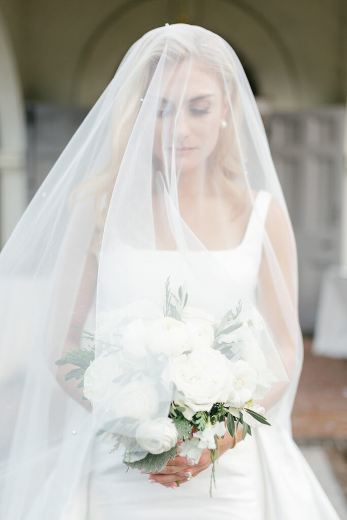 Old Ursuline New Orleans Wedding bridal portrait