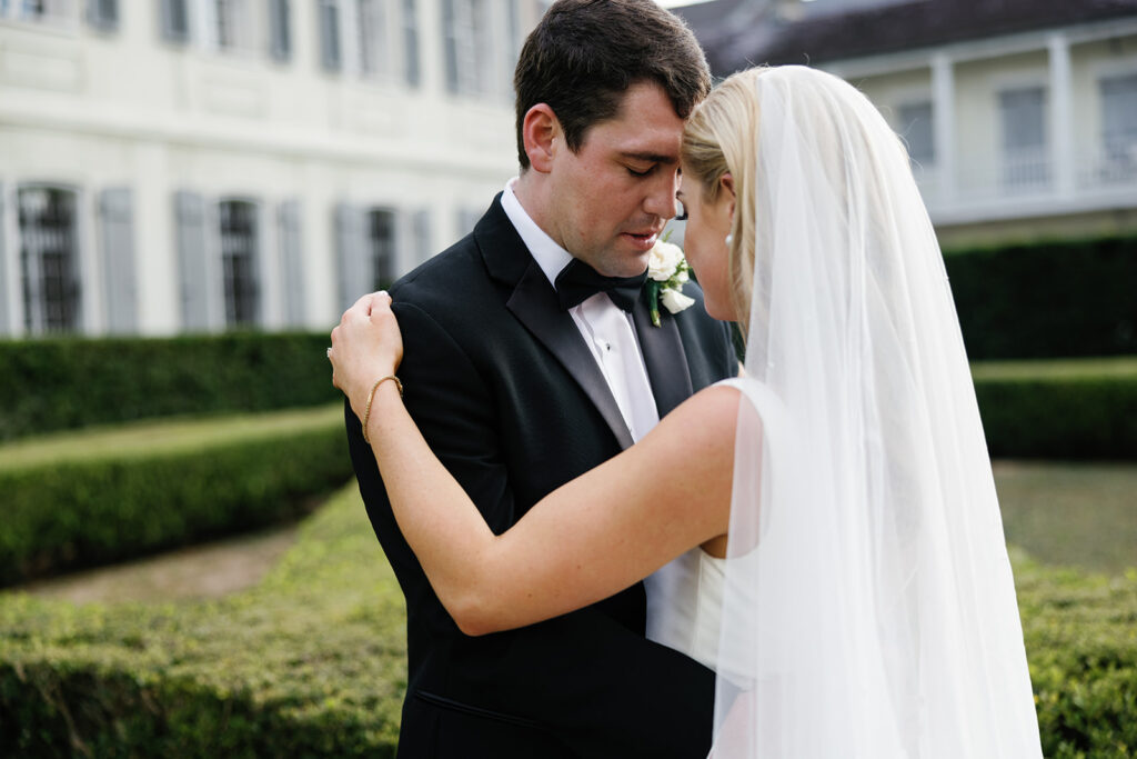 Old Ursuline New Orleans Wedding first look