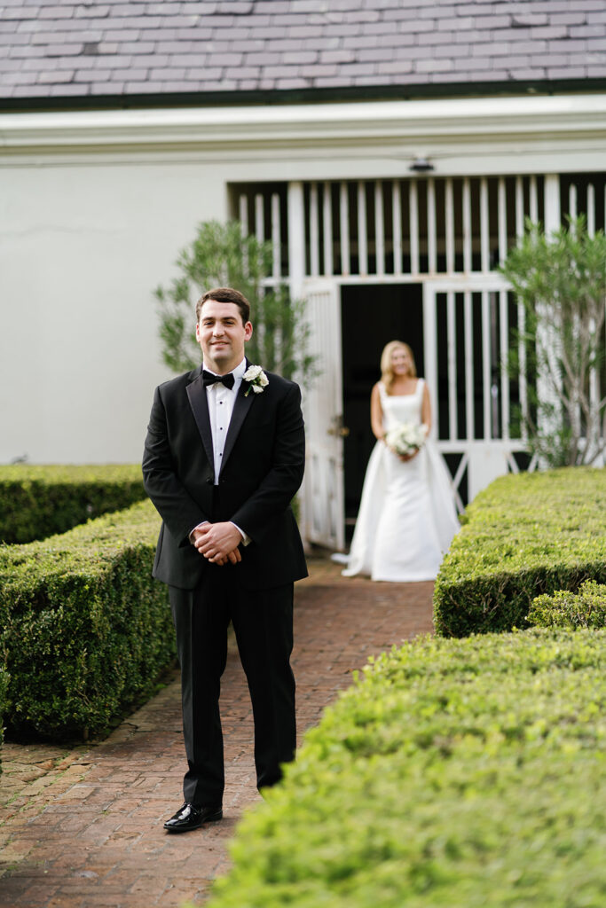 Old Ursuline New Orleans Wedding first look