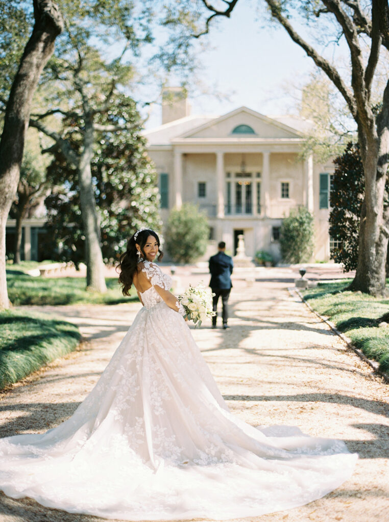 New Orleans wedding photographer portraits Longue Vue