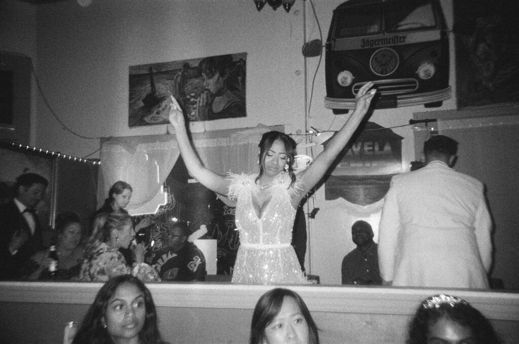 New Orleans wedding film photographer afterparty frenchmen