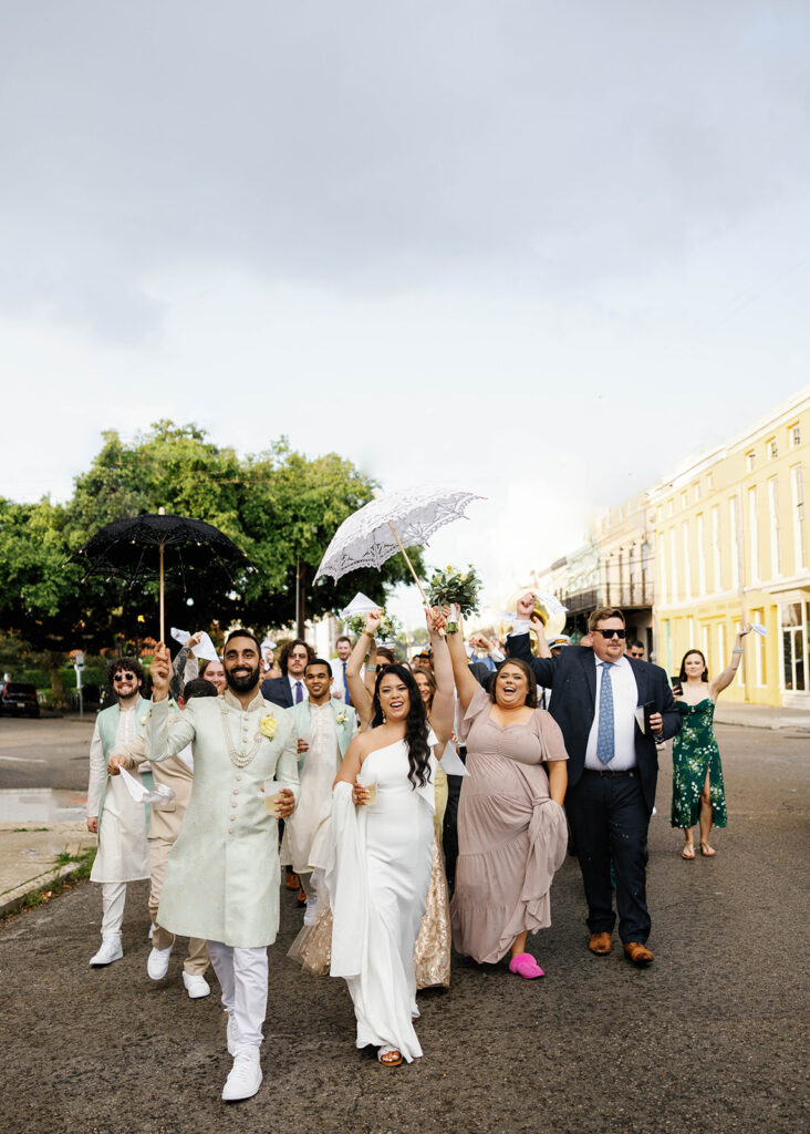 Il Mercato New Orleans wedding photographer second line