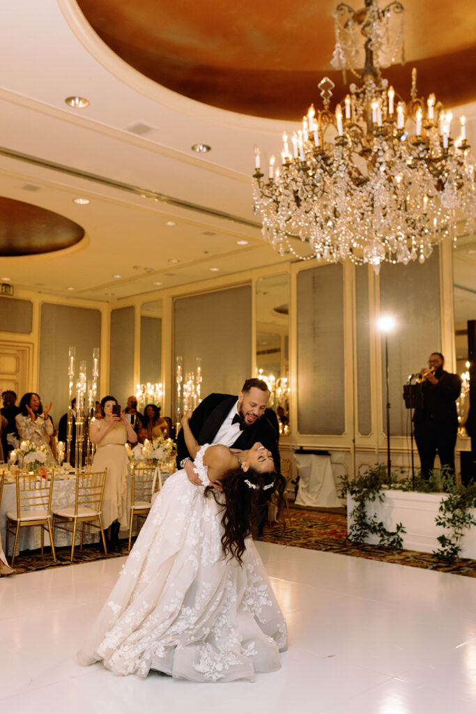 New Orleans wedding film photographer omni royal french quarter reception