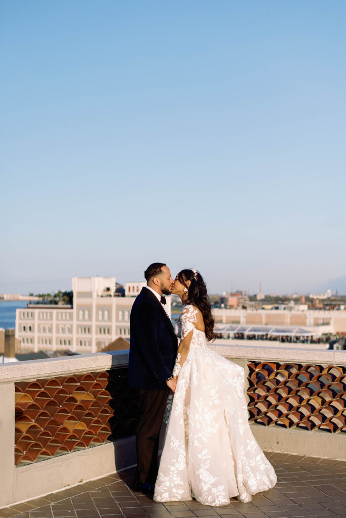 New Orleans wedding film photographer omni royal french quarter portraits