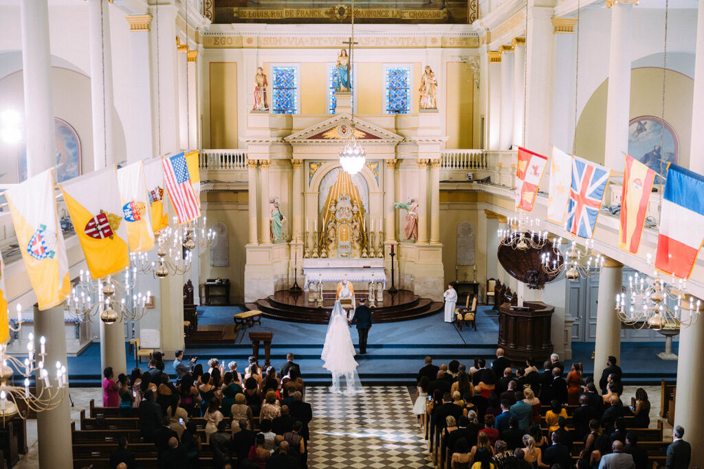 New Orleans wedding film photographer Saint Louis Cathedral