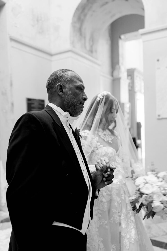 New Orleans wedding film photographer Saint Louis Cathedral