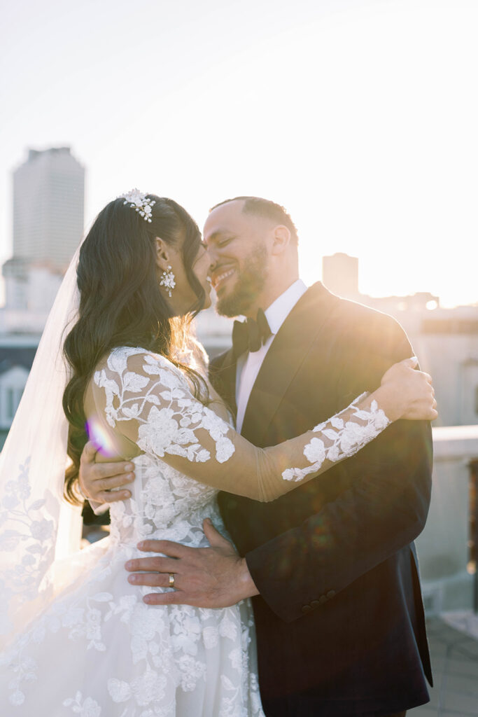 New Orleans wedding film photographer omni royal french quarter portraits