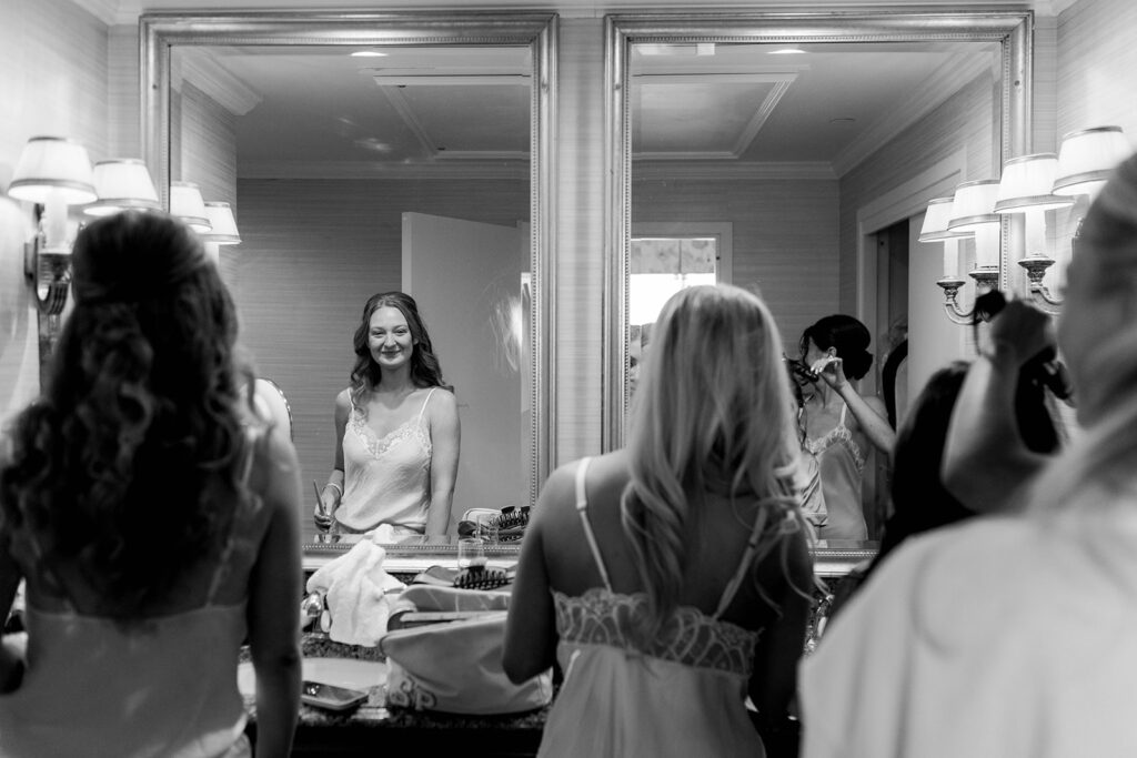 Bridal prep wedding photography tips New Orleans Hotel Monteleone