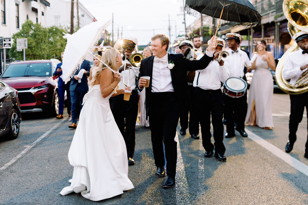 Il Mercato New Orleans wedding photography second line