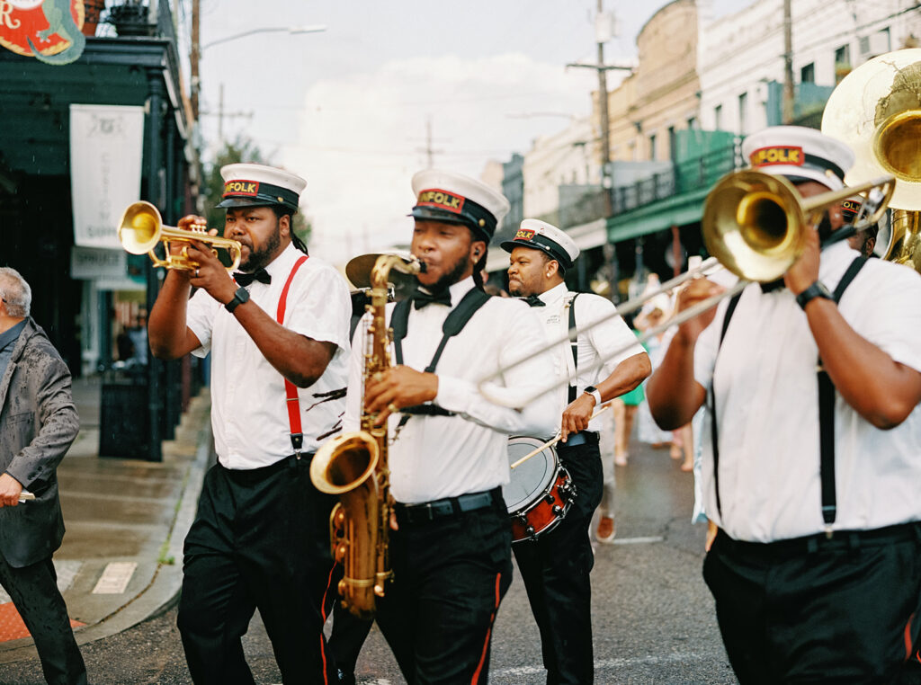 Il Mercato New Orleans wedding photographer second line