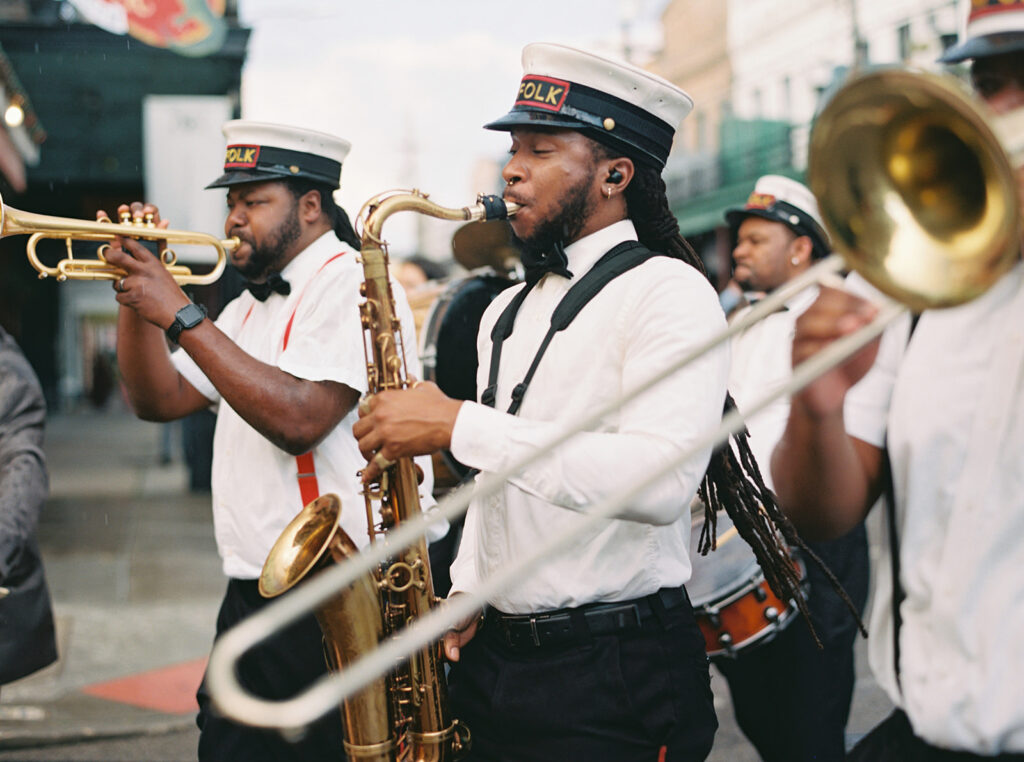 Il Mercato New Orleans wedding photographer second line