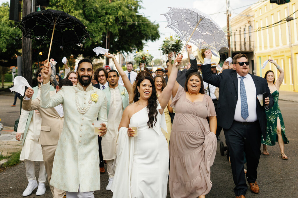 Il Mercato New Orleans wedding photographer second line