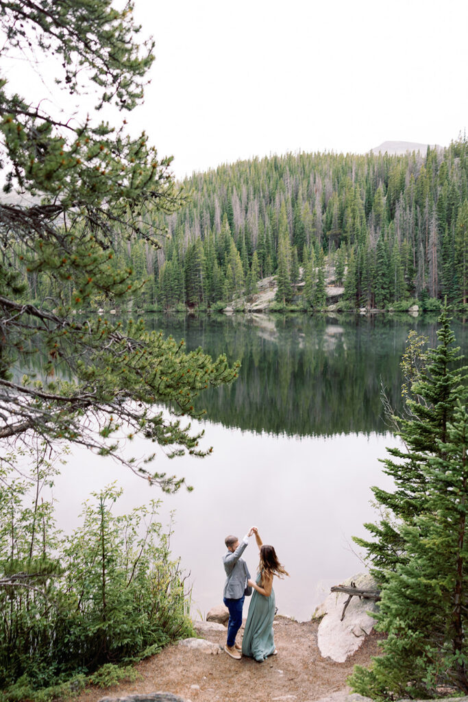 Rocky Mountain National Park Engagement Session Cheryl Cole Photography