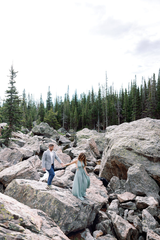 Rocky Mountain National Park Engagement Session Cheryl Cole Photography